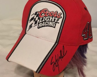 Coors Light Nascar Red Hat Cap Sterling Martin #40 Chip Ganassi Racing Chase New