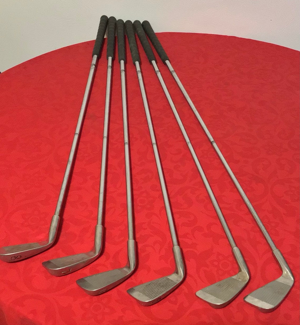 6 Golf Clubs Vintage Goldsmith 345678 Irons Stainless Etsy