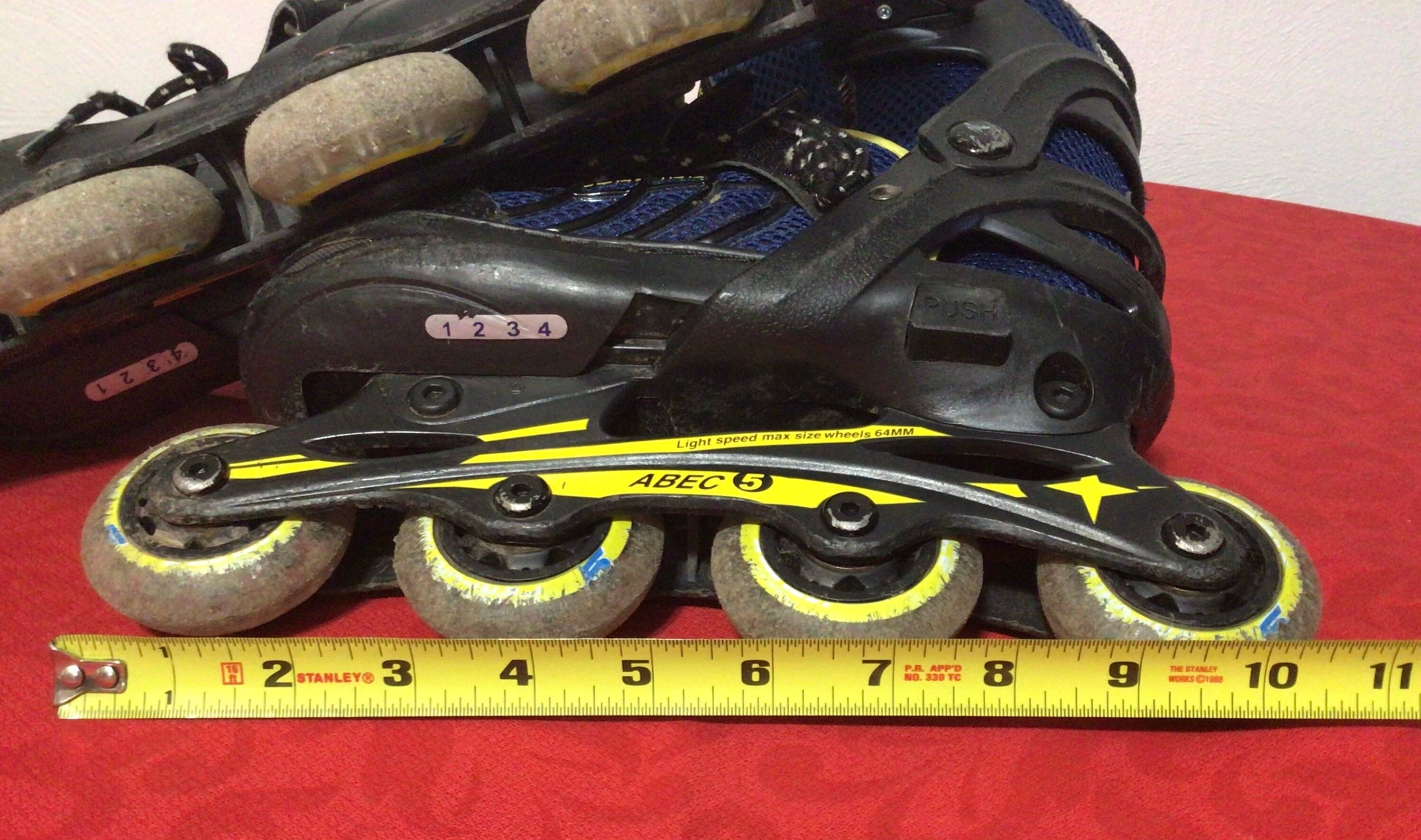 Schwinn ABEC5 Inline Skates Blue Roller Blades Boys Youth Etsy