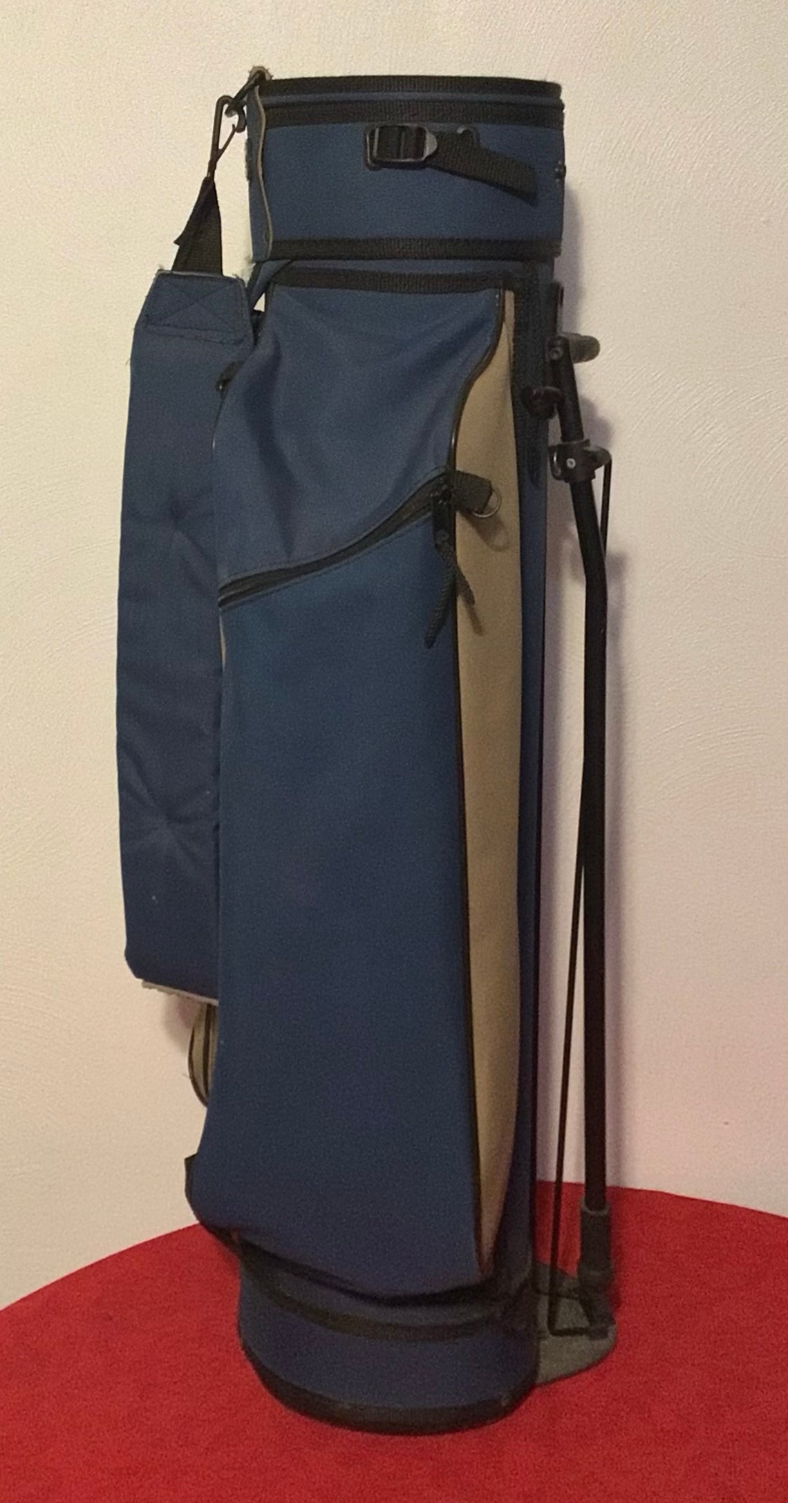 Voit Stand/carry Blue Golf Bag W/ Cover 6 Way Dividers W Etsy