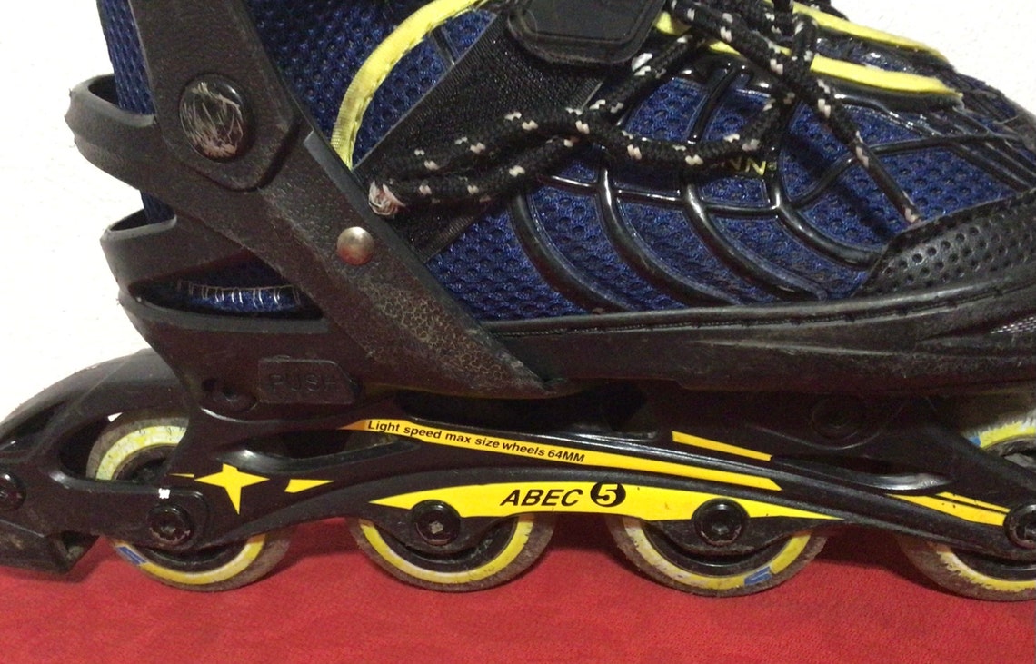 Schwinn ABEC5 Inline Skates Blue Roller Blades Boys Youth Etsy