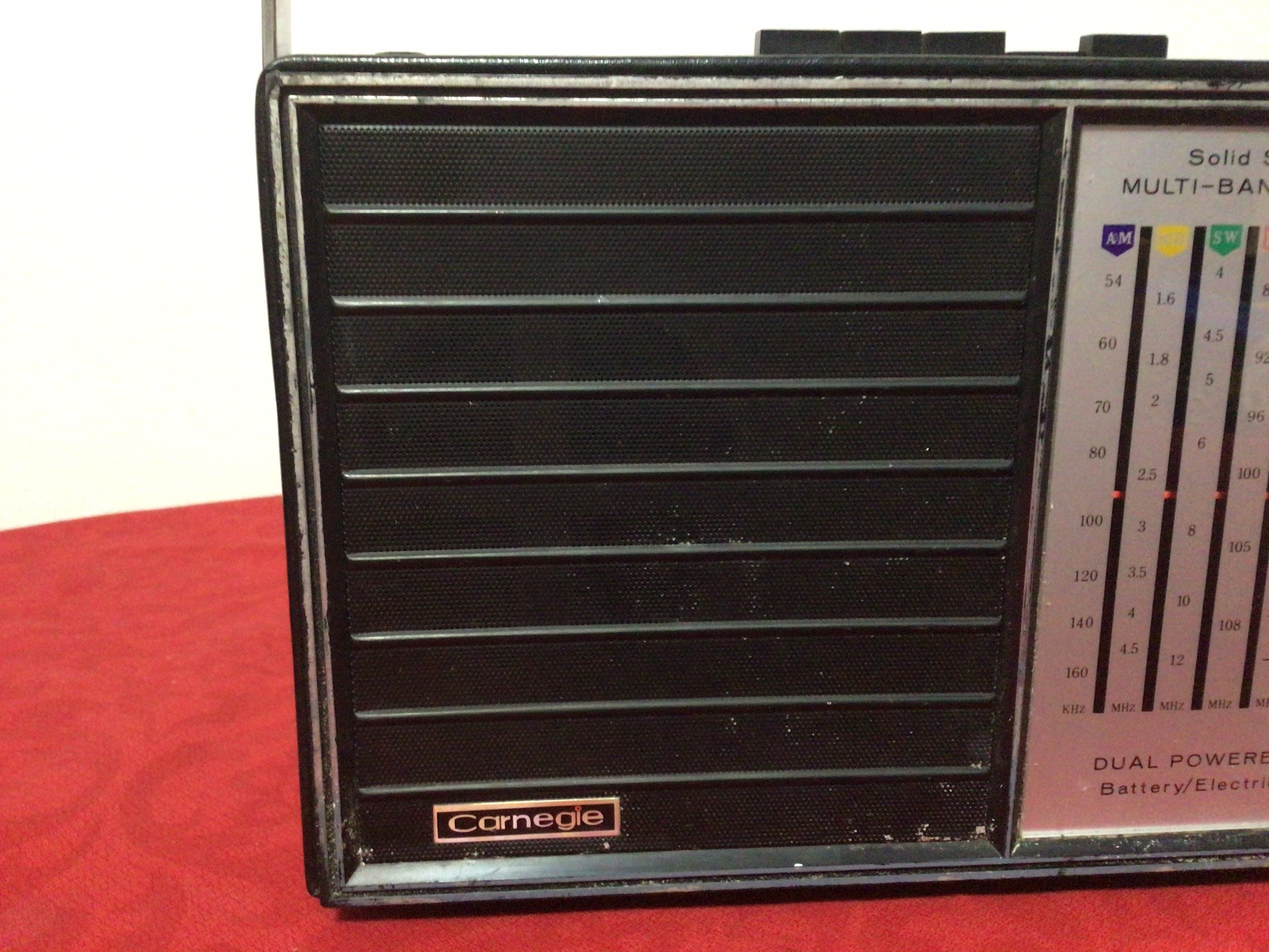 Vintage Carnegie Solid State Multiband Dual Powered Radio Etsy