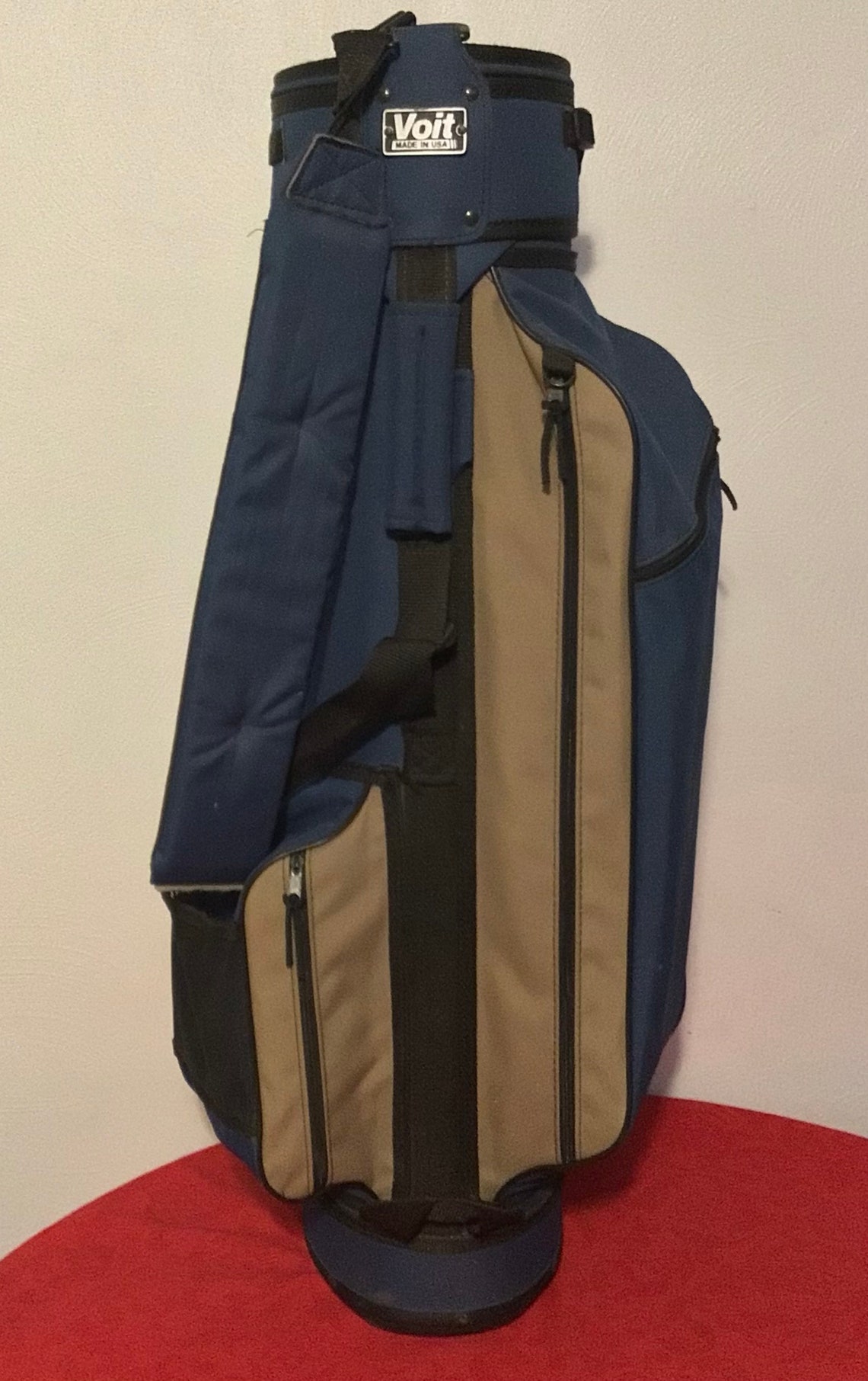 Voit Stand/Carry Blue Golf Bag w/ Cover 6 Way Dividers w Etsy