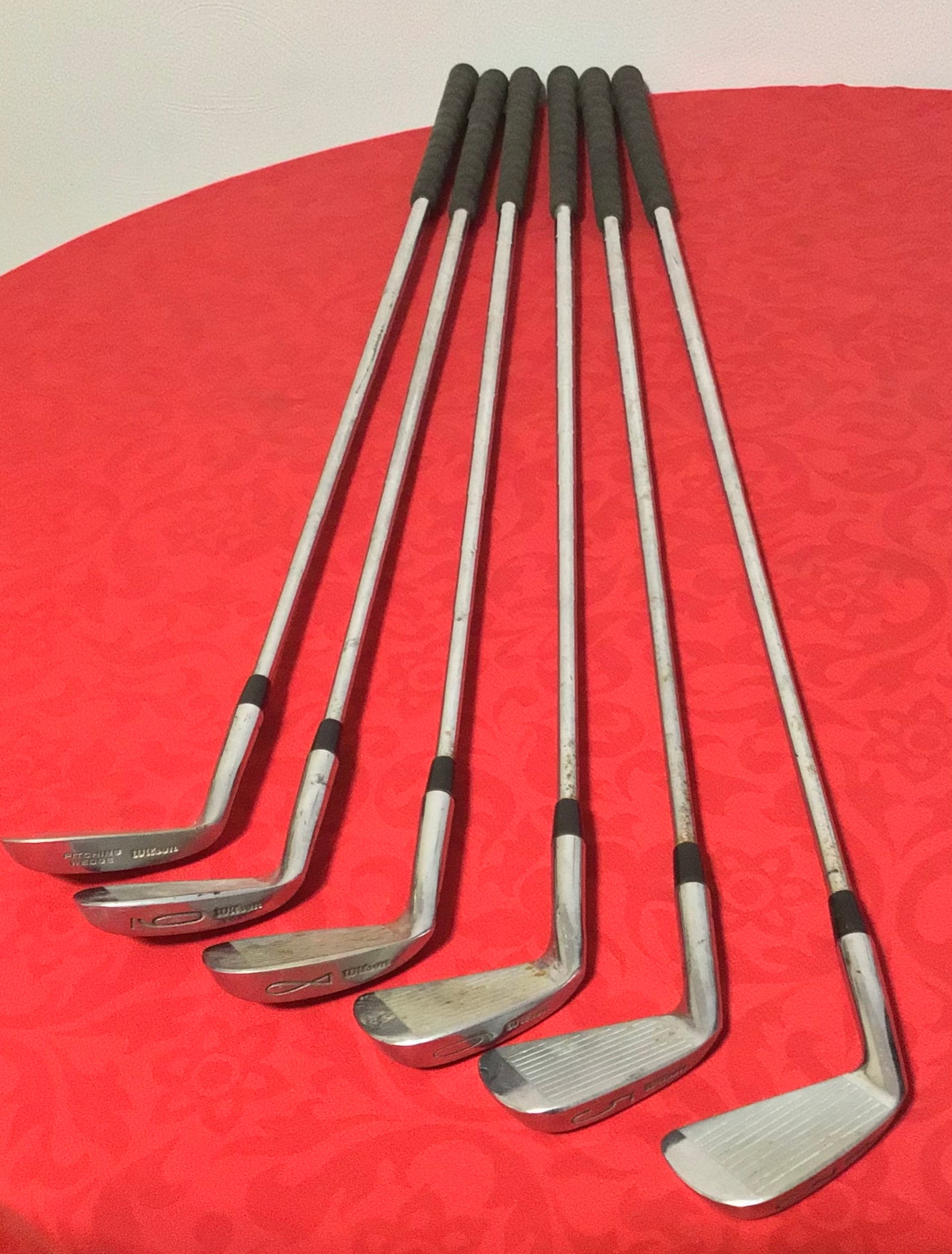 6 Club Vintage Wilson Aviator Blade Golf Clubs Iron Set Etsy