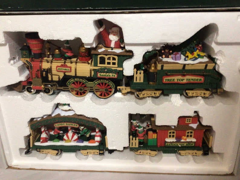 New Bright 380 The Holiday Express Animated G Scale Train Set | Etsy Holiday Express Animated Train Set 380