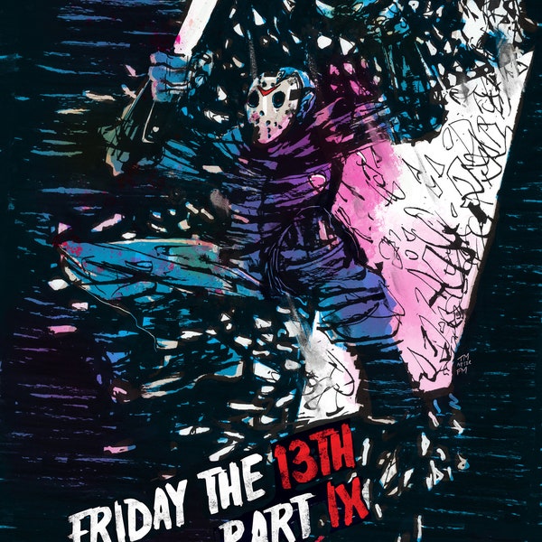 Friday the 13TH Sketch with FREE 20 PAGE COMIC!