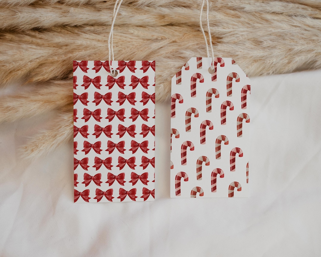 Blank Christmas Tag Printable, Instant Download PDF 5x7 - Etsy