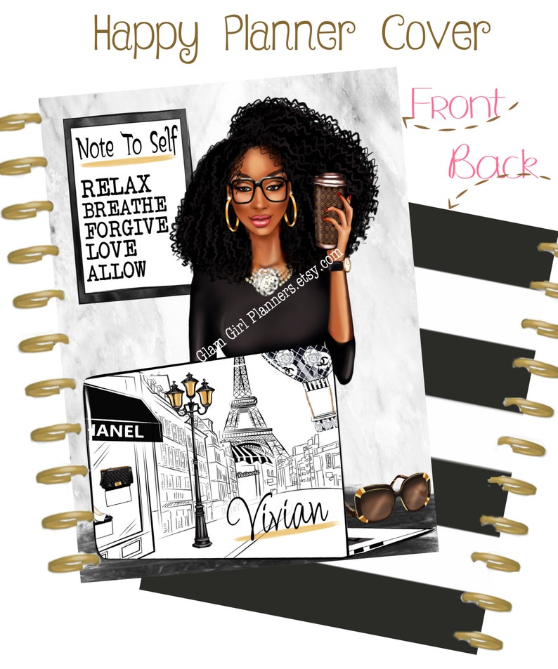 African American Planner Cover Classic Happy Planner Mini Etsy