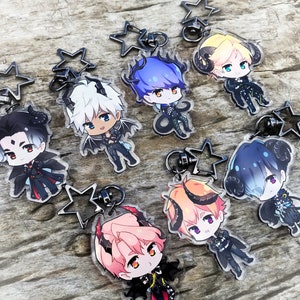 Demon Double Sided Acrylic Charms