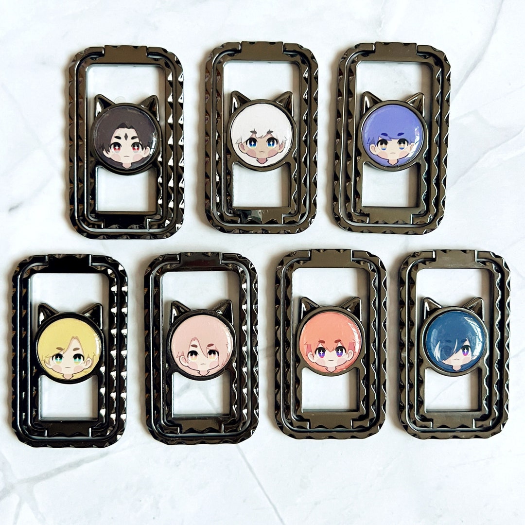 Demon Kitty Metal Phone Grip/stand Etsy