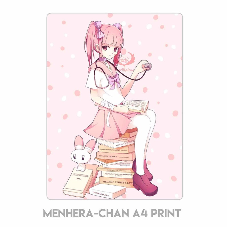 Menhera-chan Yami Kawaii A4 Print | Etsy