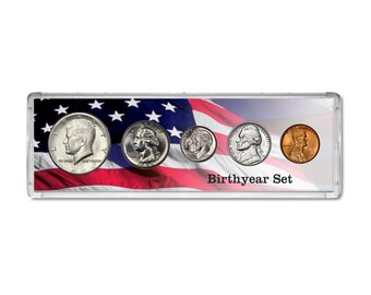 Birth Year Coin Gift Set 1968