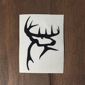 Deer hunting car decal sticker | Buck hunter car decal | Hunting decal cup sticker