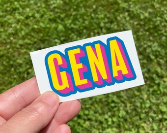 Personalized Name Sticker, Custom Vinyl Name Decal, Waterproof Name Label for Laptops, Water Bottles, Kids Items, Luggage, Just Because Gift