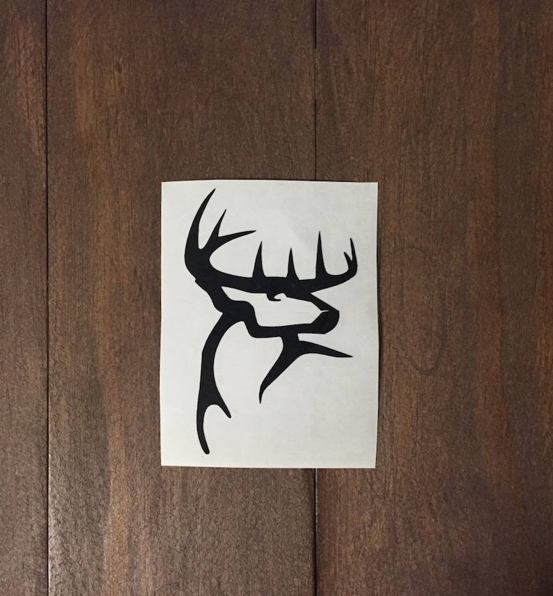 Deer Hunting Car Decal Sticker Buck Hunter Car Decal Etsy