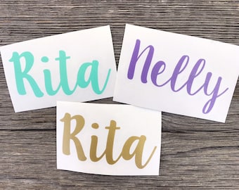 Name Decal for Tumbler | Vinyl Name Decal | Custom Name Decal | Name Decal for  | Tumbler Name Decal |  Name Decal for Women