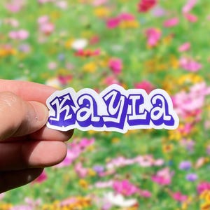 Custom Graffiti Name Sticker, Laptop Sticker, Water Bottle Name Sticker, Graffiti Stickers, Personalized Word Sticker, Waterproof Sticker