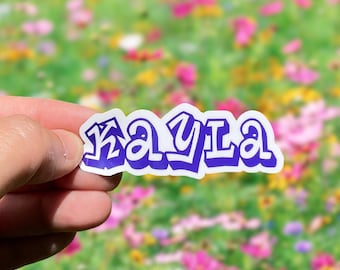 Custom Graffiti Name Sticker, Laptop Sticker, Water Bottle Name Sticker, Graffiti Stickers, Personalized Word Sticker, Waterproof Sticker
