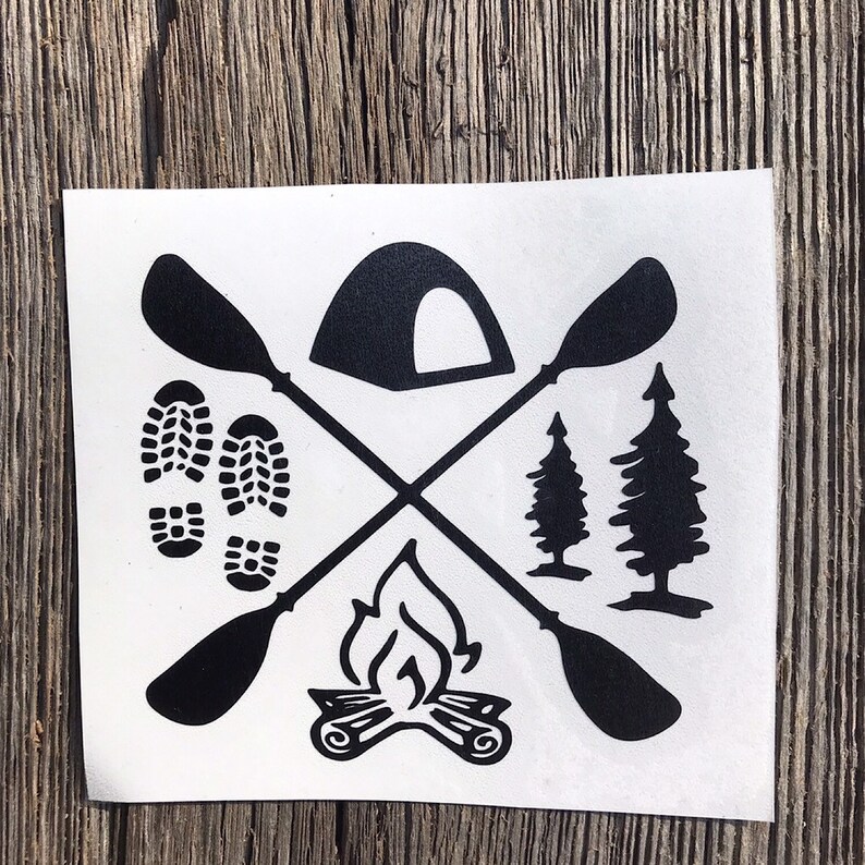 Autocollant extérieure Sticker camping Randonnée pédestre Etsy