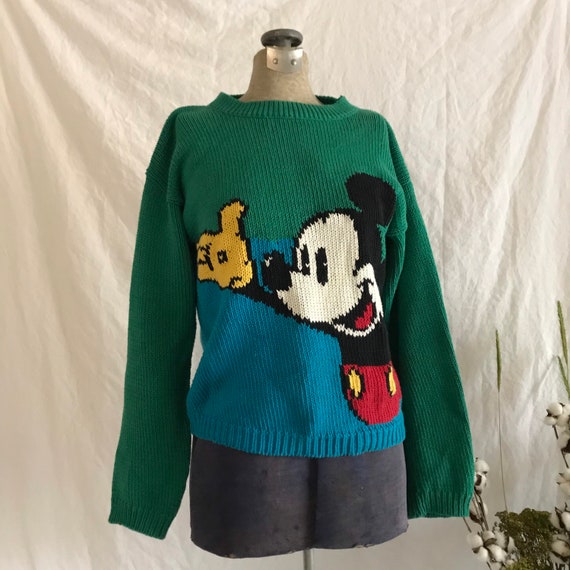 Vintage | Classic | Mickey Mouse | Knit Sweater |