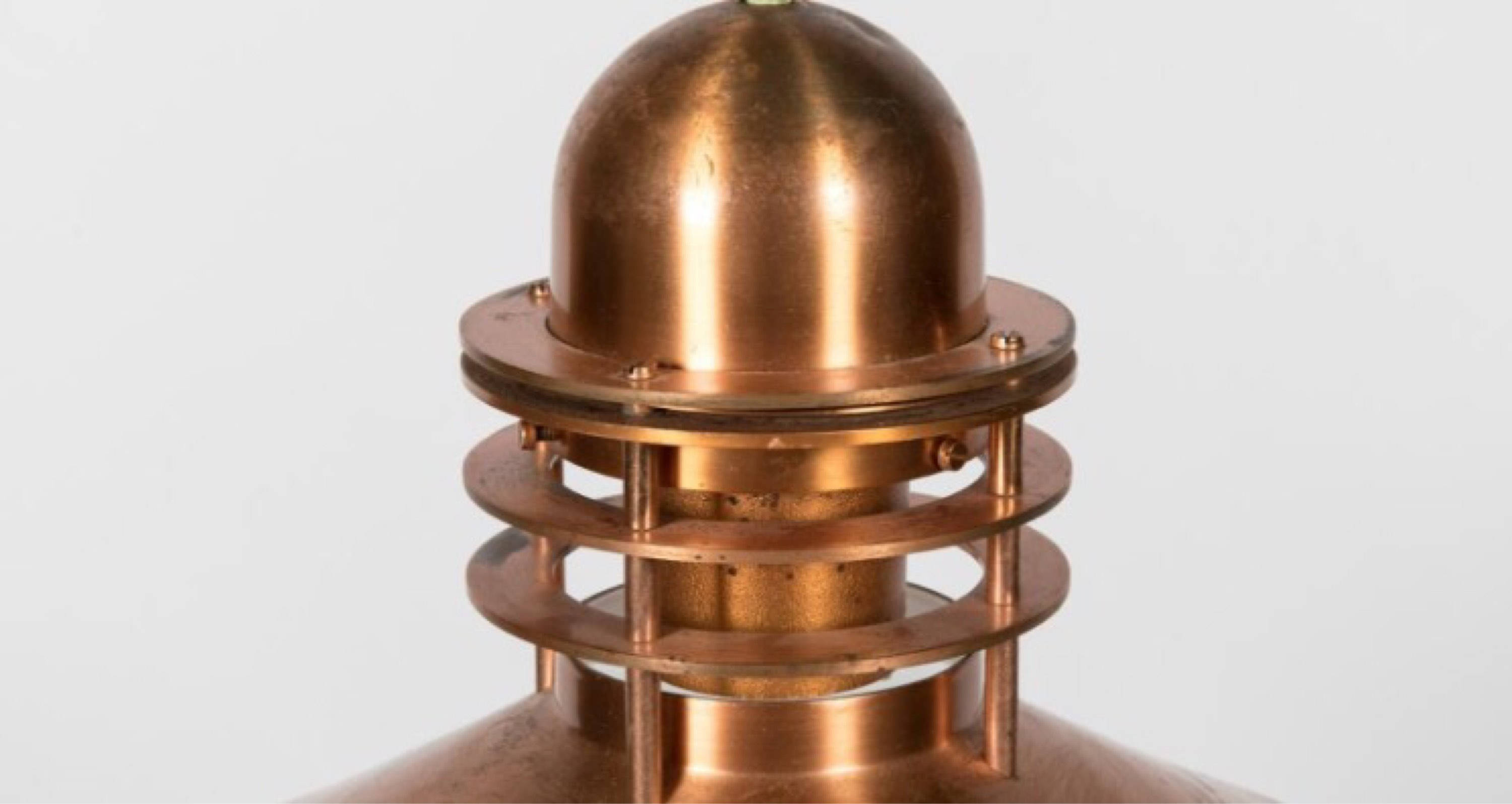 Louis Poulsen Copper Pendant Light