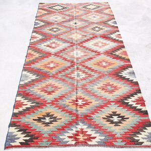 5x9 Jute Design Kilim Rug, 5x9 Turkish Vintage Kilim, 5x9 Kilim Rug, Handmade Wool Rug, Jute Design Kilim, 5x9 Area Rug, Turkey Rug, Kilim