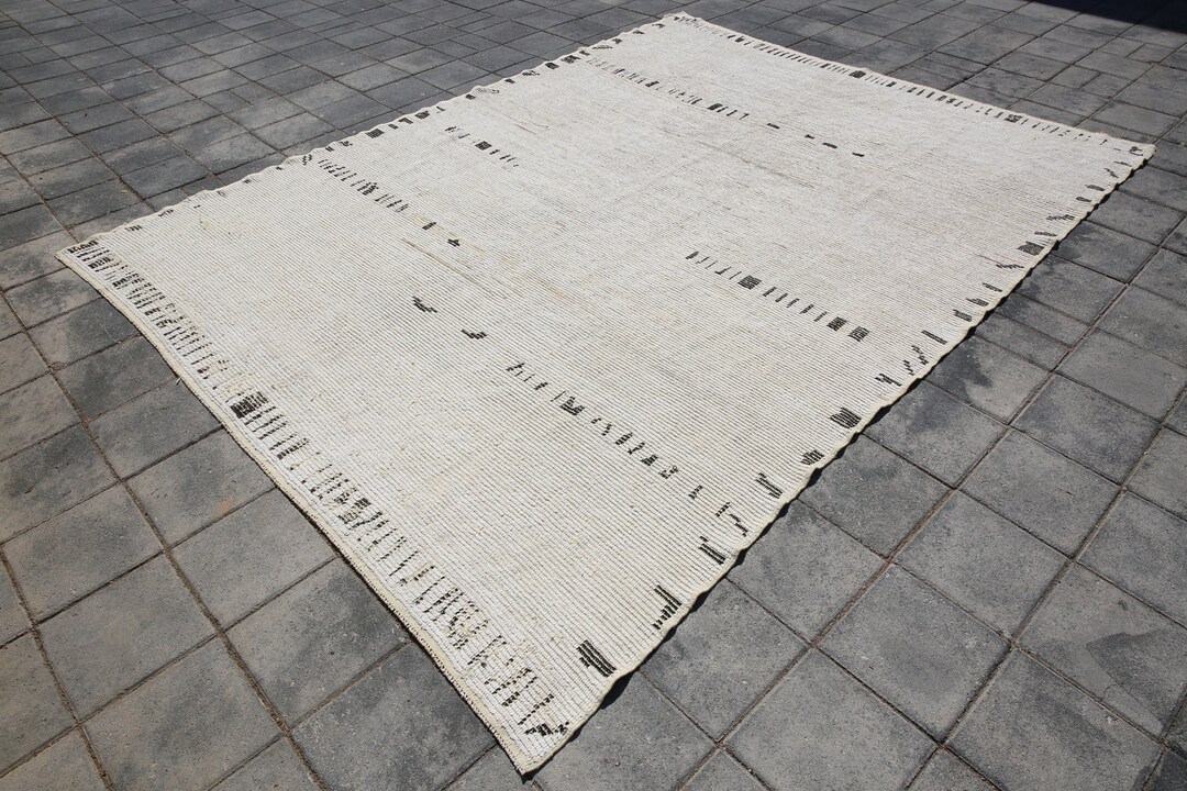 HEMP ECLECTIC Rug,hemp Rug,beige Rug,turkey Rug,eclectic Rug,turkish