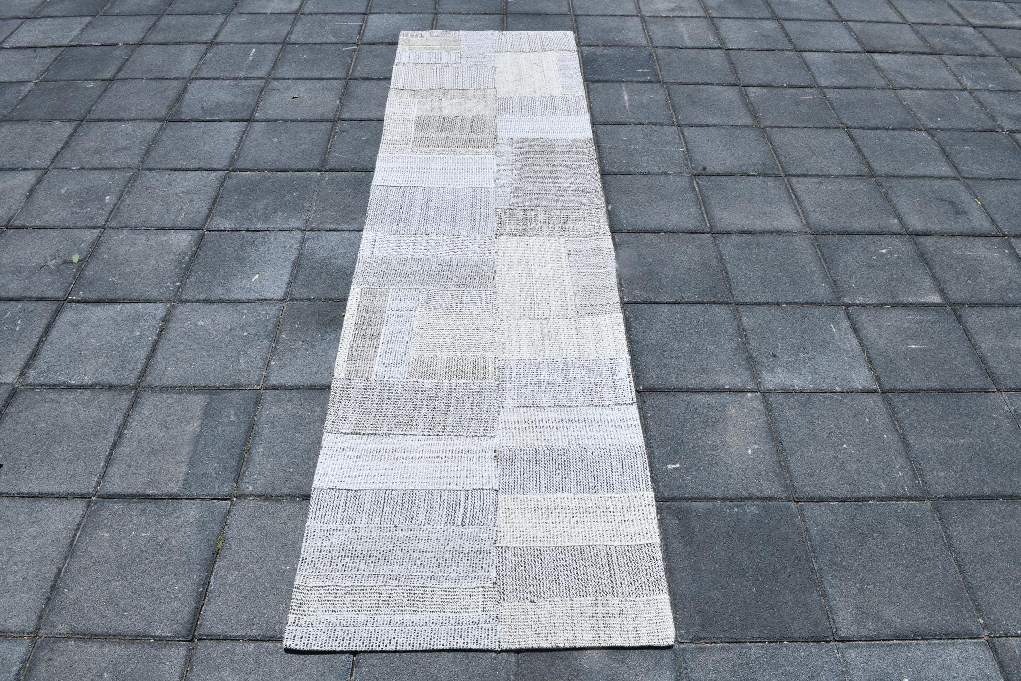 2x8 VINTAGE KILIM RUNNER, 2x8 Handmade Turkish Rug, Bohemian & Ethnic Kitchen Rugs, Hallway Rug, Turkish Runner, Patchwork Rug, 2x8 Rugs