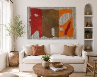 Vintage anatolisk väggtapet: Väggkonst, 60x90 cm