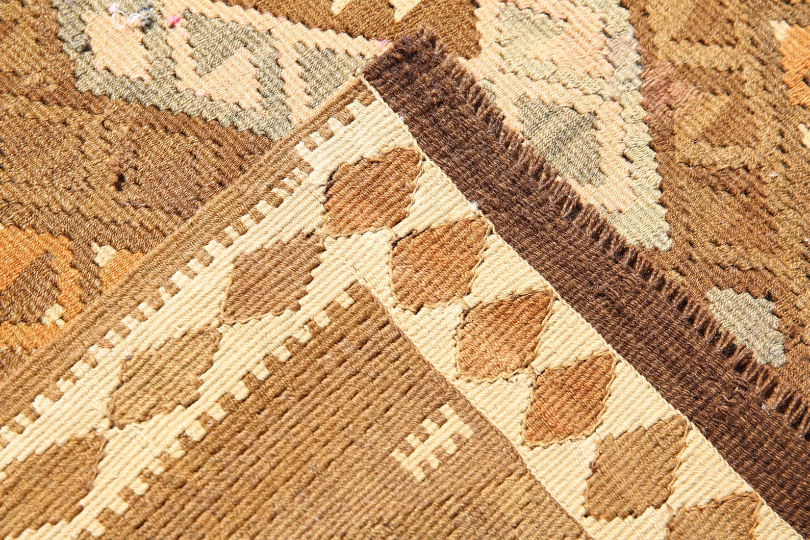 Large Brown Kilim Rug Oversize Kilim Rug Large Area Kilim Etsy