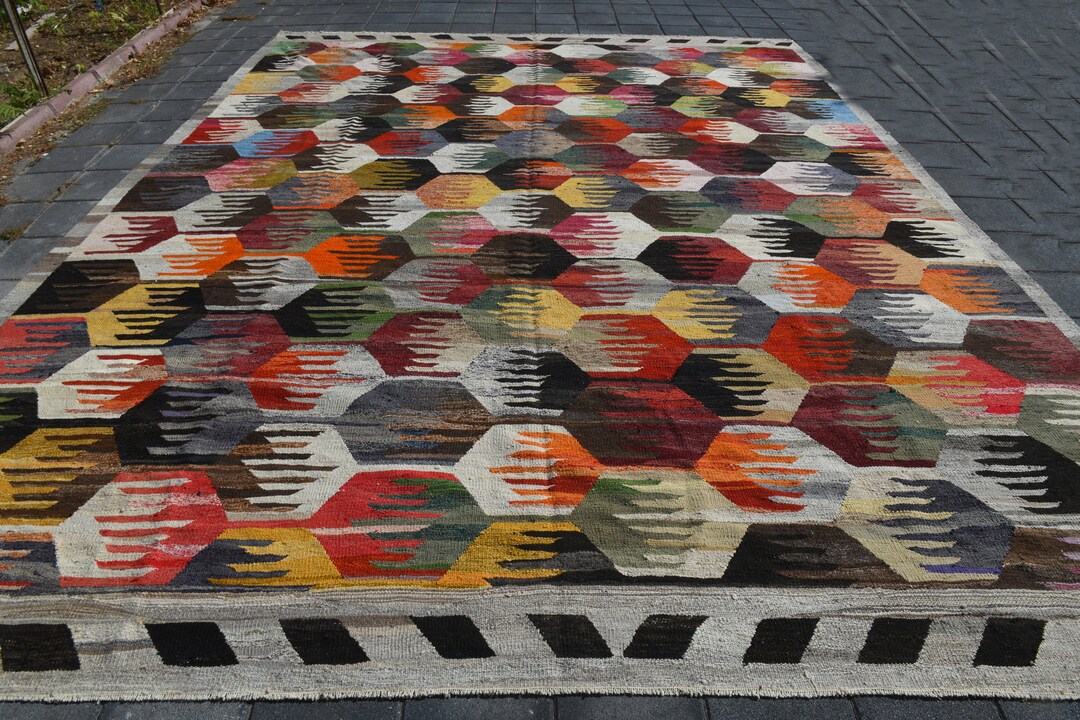 12x15 Oversize Persian Kilim Rug Oversize Kilim Rug Extra Large Area