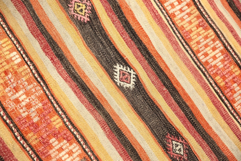 Scandanavian Wool Kilim Rug 6x9 Bohemian Kilim Rug Wool Etsy