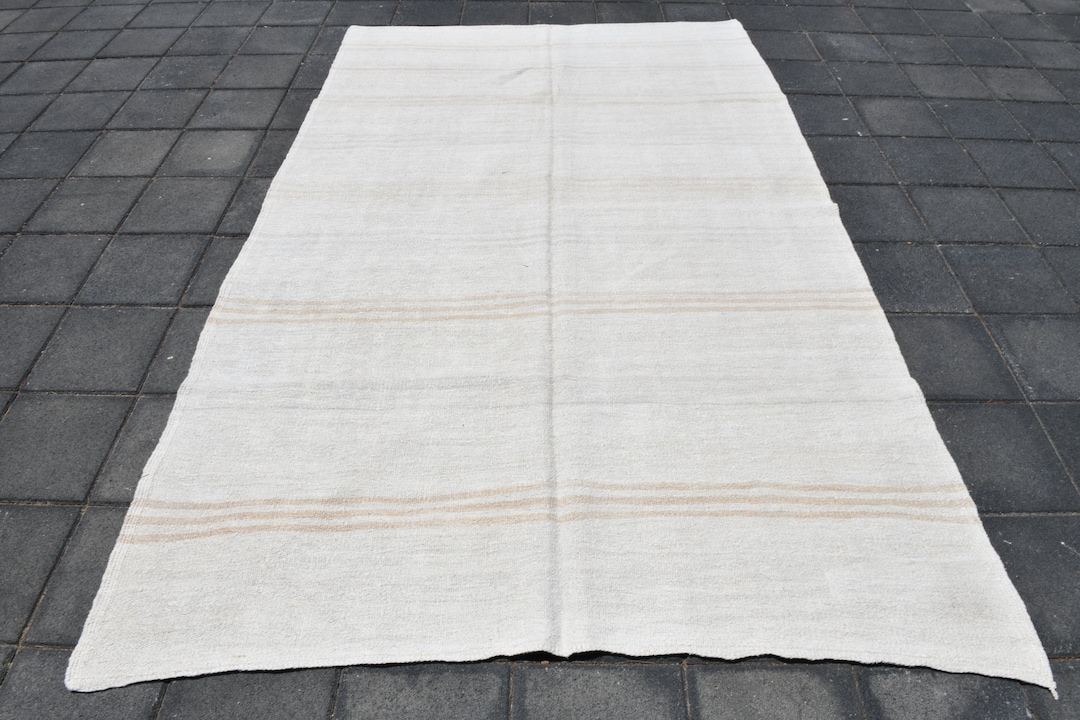 6x9 Area Rug 6x9 BOHEMİAN & ECLECTİC HEMP Rug 6x9 White and Etsy