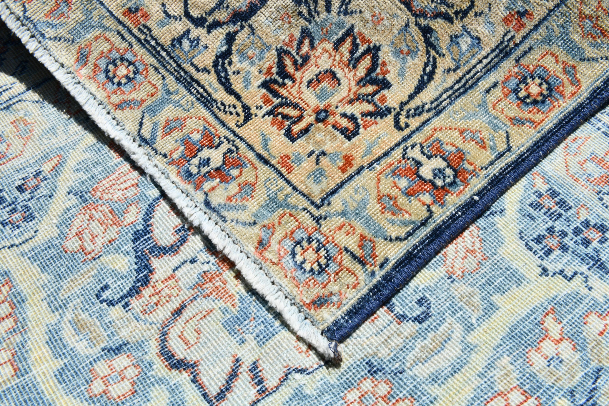 Navy Blue Oriental Persian Rug 8x10 Oversized Persian Rug Etsy