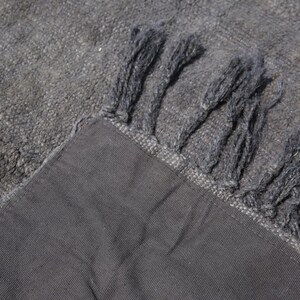 Vintage Hemp Area Rug: 5x8 Shabby Chic Bohemian Rug