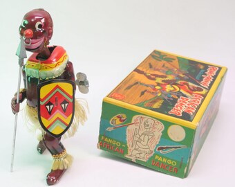 その他 PANGO-PANGO MECHANICAL AFRICAN DANCER Pango Pango W Box African Dancer Mint Crispy - Etsy