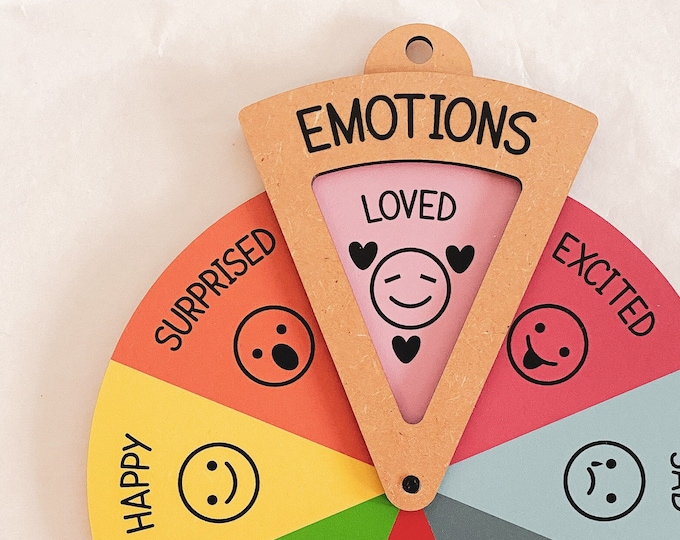 Downloadable Teaching Resource for Unlocking Emotion: Engaging DIGITAL Teaching Resource for Children | DIY Spinner Dial | Feelings | Sad