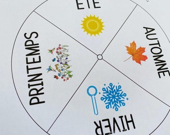 FRENCH Downloadable Teaching Resource for Four Seasons - Interactive Nature Exploration! | 4 SEASONS | Annual Climate | Australian Designed