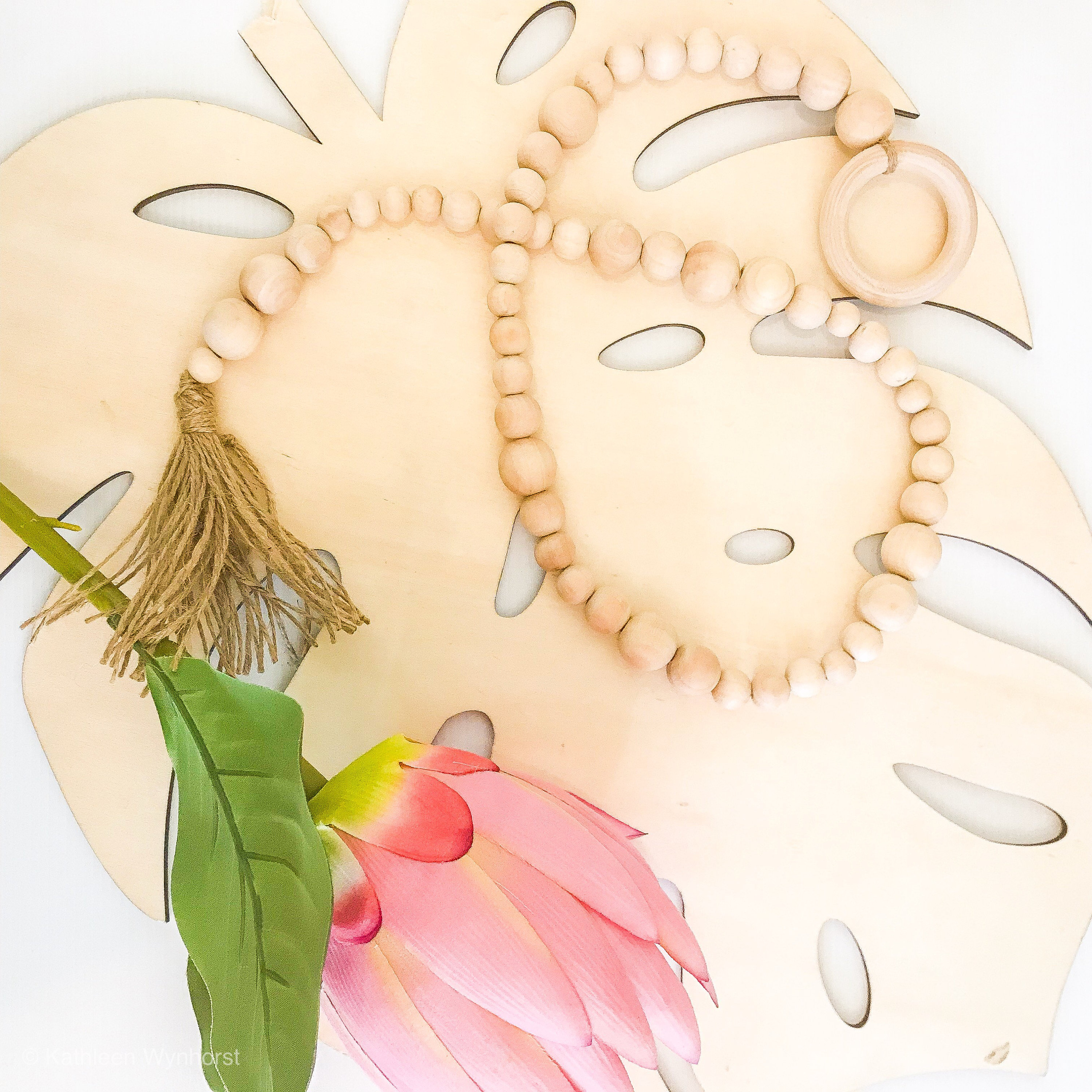 Guirnaldas de cuentas de madera | Etsy