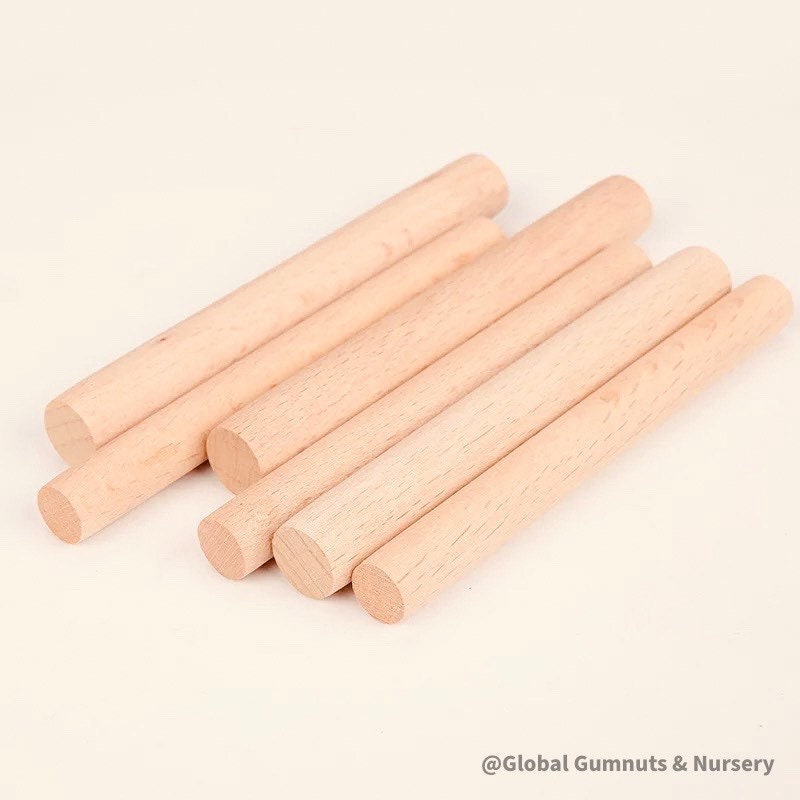 45mm Wholesale Wood Clothes Pin Clips at CraftySticks