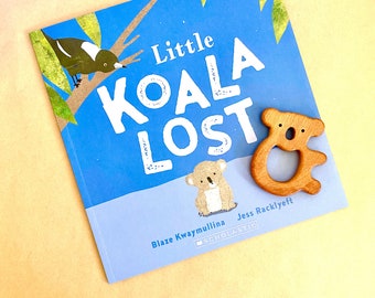 Little Koala Lost: A Heartwarming Australian Counting Tale with Wooden Koala Piece
