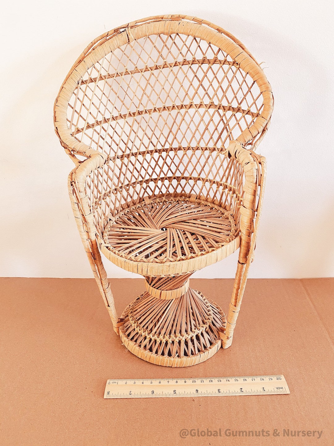 Large Vintage Wicker Doll's Chair for Timeless Play and Etsy