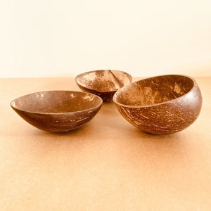 Sensory Coconut Bowl Set: Eco-Friendly Decor & Play