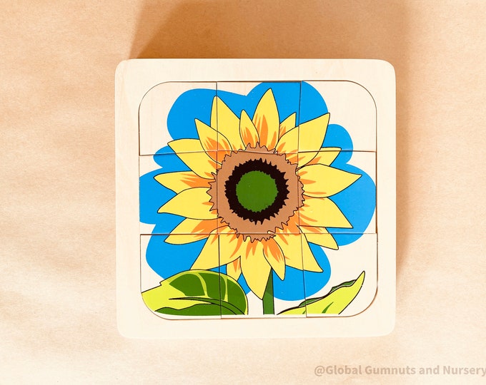 Sunflower Life Cycle PUZZLE | Montessori