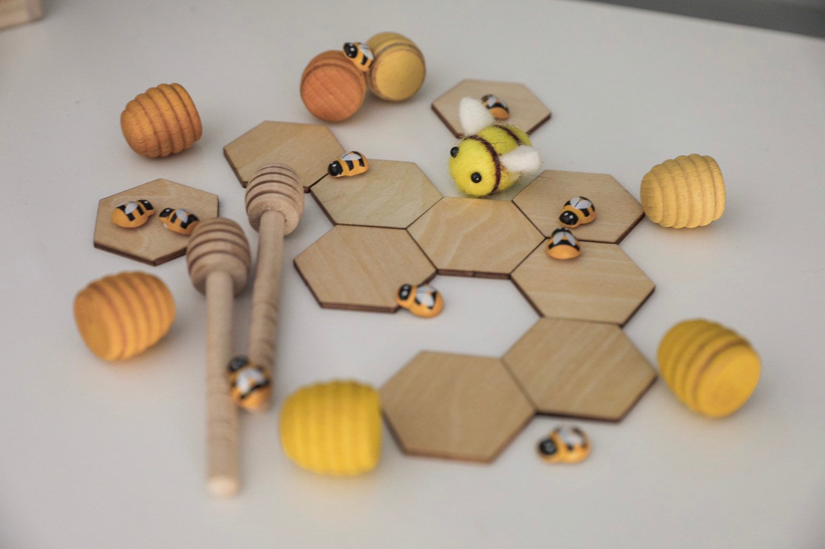 Small Natural Wooden Bee Hive HANDMADE