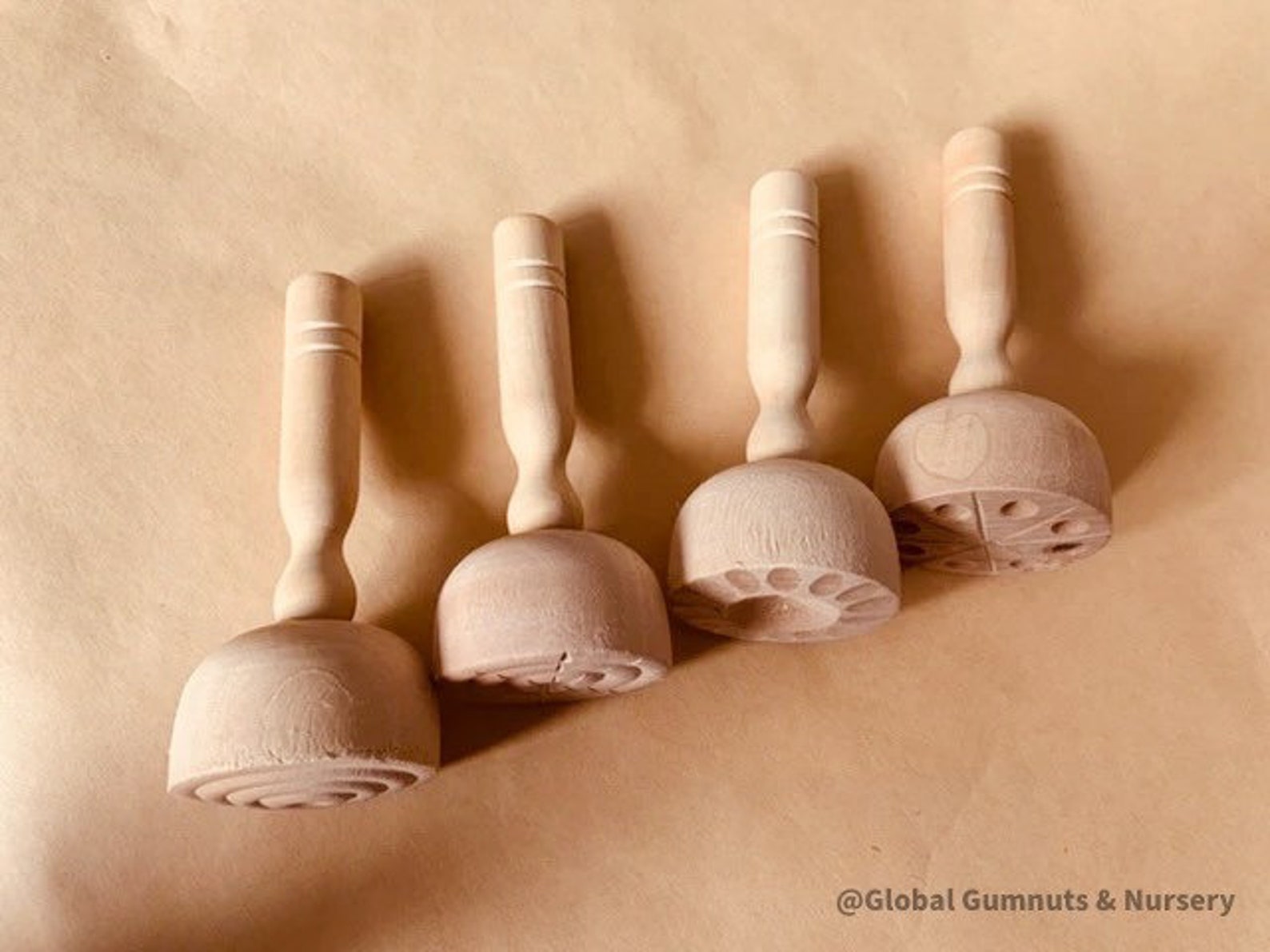 Pattern Stamper Round PATTERNED Wooden Stamper Pattern Creator - Etsy
