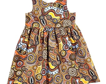 DRESS - Desert Wind | Indigenous Fabric | ART