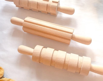 Set of 3 Wooden Rolling Pins