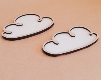 Wood Cloud | Decor Piece | Small World or Display | Weather Resources