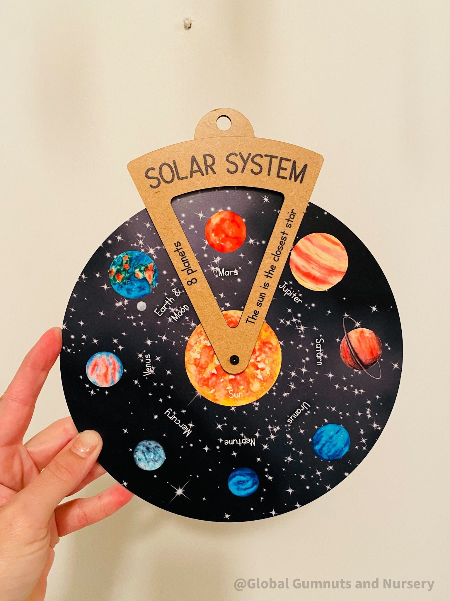 Downloadable Teaching Resource for Solar System Planets Dial With